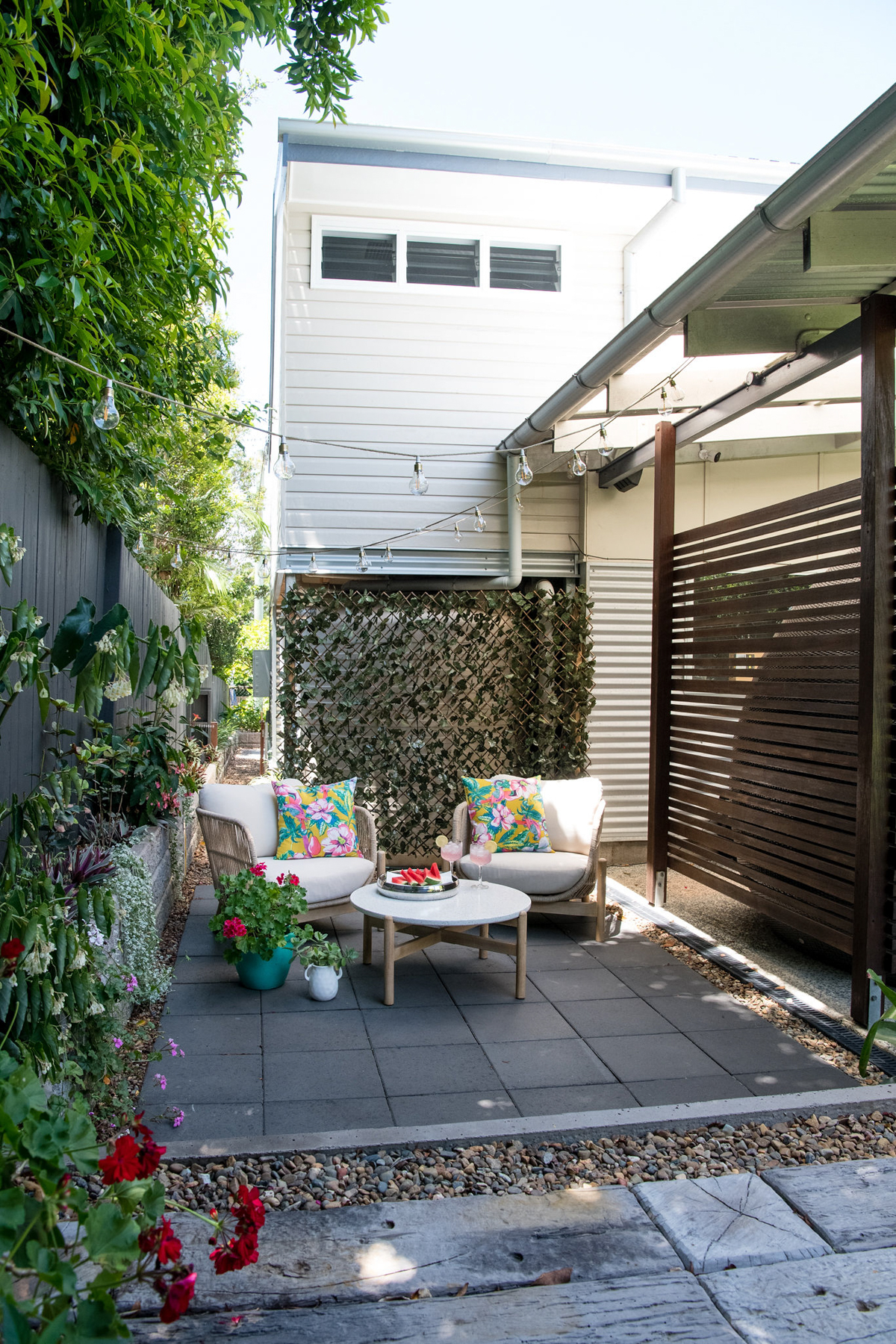 Brighton renovation extension-01 Brighton renovation rear external wall, patio, entertaining area